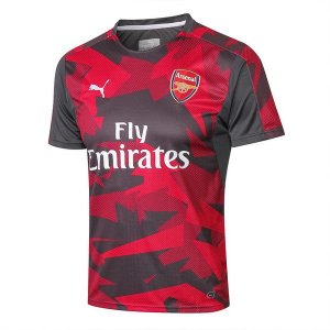 Maillot Entrainement Arsenal Ensemble Complet 2018 2019 Rouge Gris Marine Pas Cher