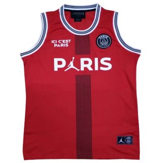 JORDAN Maillot Paris Saint Germain Sin Mangas 2018 2019 Rouge Pas Cher