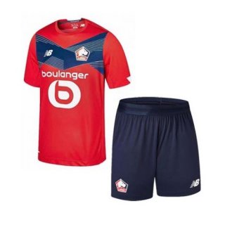 Maillot Lille Domicile Enfant 2020 2021 Rouge Pas Cher