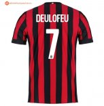 Maillot Milan Domicile Deulofeu 2017 2018 Pas Cher