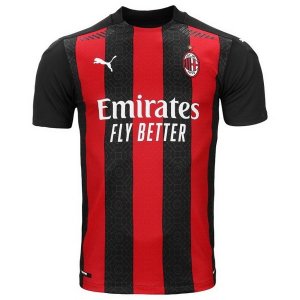 Thailande Maillot AC Milan Domicile 2020 2021 Rouge Pas Cher