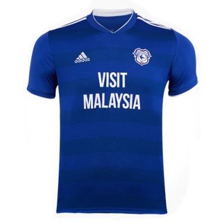 Maillot Cardiff City Domicile 2018 2019 Bleu Pas Cher