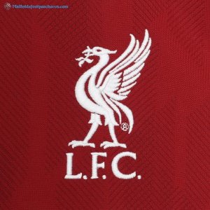 Maillot Liverpool Domicile ML 2018 2019 Rouge Pas Cher