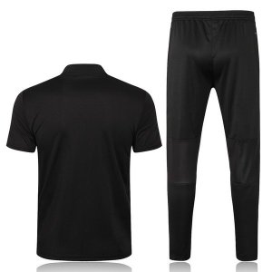 Polo Juventus Ensemble Complet 2018 2019 Noir Pas Cher