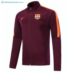 Veste Barcelona 2017 2018 Marron Pas Cher