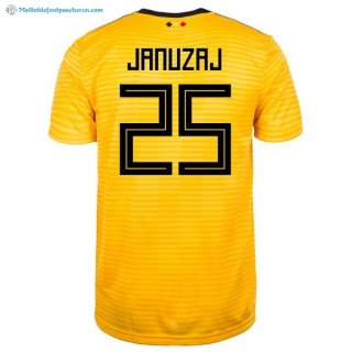 Maillot Belgica Exterieur Januzaj 2018 Jaune Pas Cher