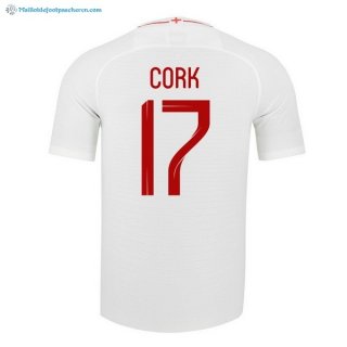 Maillot Angleterre Domicile Cork 2018 Blanc Pas Cher