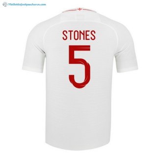 Maillot Angleterre Domicile Stones 2018 Blanc Pas Cher