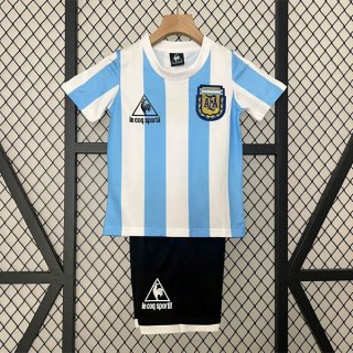 Maillot Argentine Domicile Retro Enfant 1986