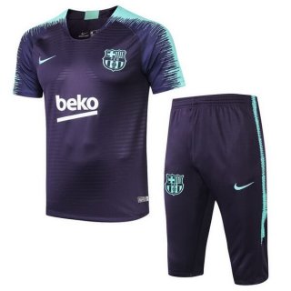 Entrainement Barcelona Ensemble Complet 2018 2019 Bleu Vert Pas Cher