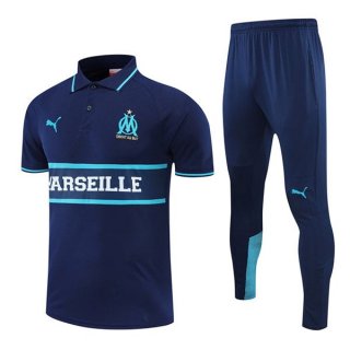 Polo Marseille Ensemble Complet 2022 2023 Bleu Marine