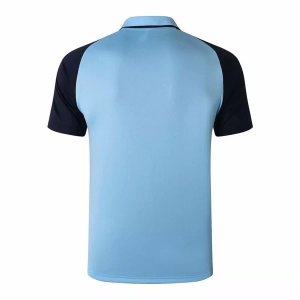 Polo Manchester City 2020 2021 Bleu Noir Pas Cher