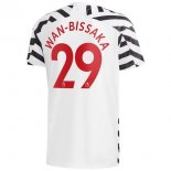 Maillot Manchester United NO.29 Wan Bissaka Third 2020 2021 Blanc Pas Cher