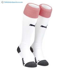 Chaussette Arsenal Domicile 2018 2019 Blanc Pas Cher