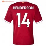 Maillot Liverpool Domicile Henderson 2017 2018 Pas Cher