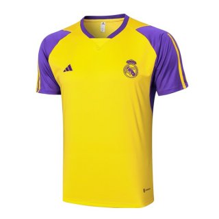 Maillot Entrainement Real Madrid 2024 2025 Jaune Purpura