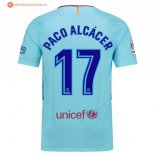 Maillot Barcelona Exterieur Paco Alcacer 2017 2018 Pas Cher