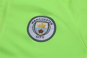 Survetement Manchester City 2019 2020 Vert Fluorescente Pas Cher