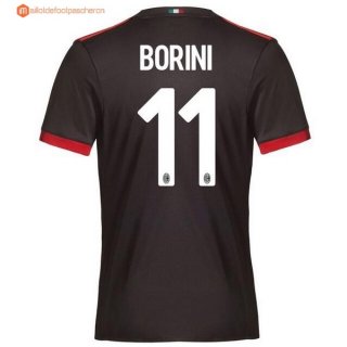 Maillot Milan Third Borini 2017 2018 Pas Cher