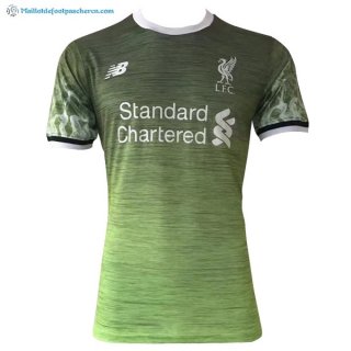 Entrainement Liverpool 2017 2018 Vert Pas Cher