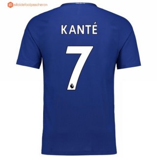 Maillot Chelsea Domicile Kante 2017 2018 Pas Cher