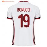 Maillot Milan Exterieur Bonucci 2017 2018 Pas Cher