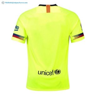 Thailande Maillot Barcelona Exterieur 2018 2019 Vert Pas Cher