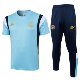 Maillot Manchester City Ensemble Complet 2024 2025 Bleu