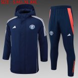 Doudoune Manchester United Ensemble Complet 2024 2025 Bleu