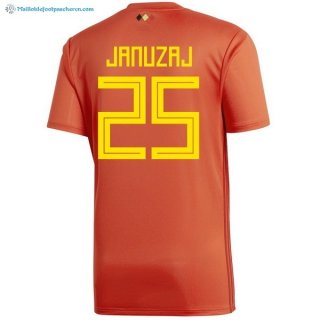 Maillot Belgica Domicile Januzaj 2018 Rouge Pas Cher