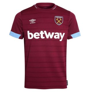 Maillot West Ham Domicile 2018 2019 Rouge Pas Cher