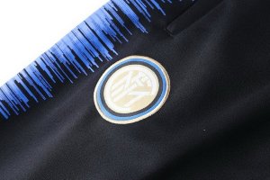 Survetement Inter Milan 2018 2019 Noir Bleu Pas Cher