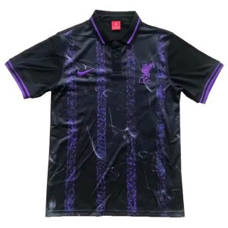 Polo Liverpool 2019 2020 Noir Purpura Pas Cher