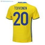Maillot Sweden Domicile Toivonen 2018 Jaune Pas Cher Maillot Sweden Domicile Toivonen 2018 Jaune Pas Cher