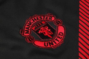 Entrainement Manchester United Ensemble Complet 2018 2019 Noir Pas Cher