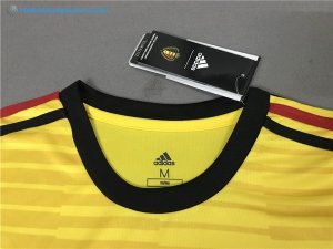 Maillot Belgique Exterieur 2018 Jaune Pas Cher