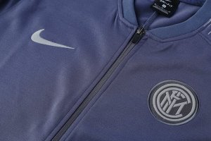 Survetement Inter Milan 2018 2019 Gris Bleu Pas Cher