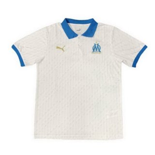 Polo Marseille 2020 2021 Blanc Pas Cher