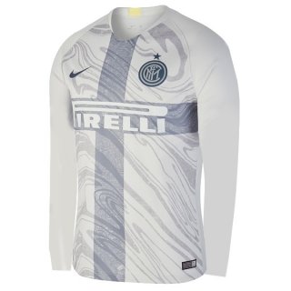 Maillot Inter Milan Third ML 2018 2019 Blanc Pas Cher