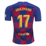 Maillot Barcelona NO.17 Griezmann Domicile 2019 2020 Bleu Rouge Pas Cher