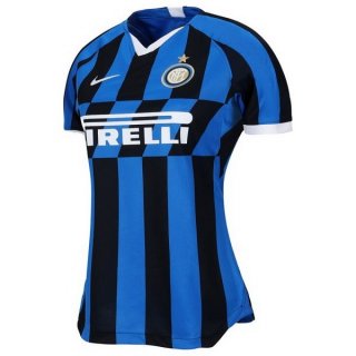 Maillot Inter Milan Domicile Femme 2019 2020 Bleu Pas Cher