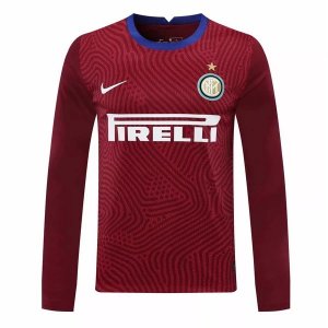 Maillot Inter Milan ML Gardien 2020 2021 Bordeaux Pas Cher