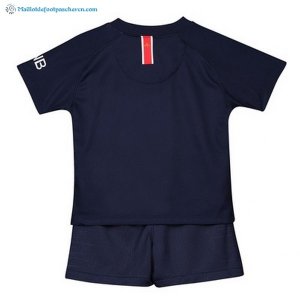 Maillot Paris Saint Germain Domicile Enfant 2018 2019 Bleu Pas Cher