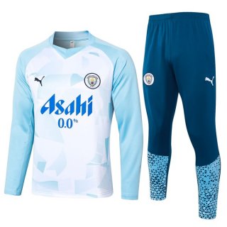 Training Manchester City 2024 2025 Blanc Bleu