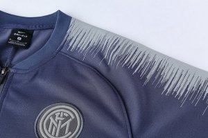 Survetement Inter Milan 2018 2019 Gris Bleu Pas Cher