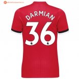 Maillot Manchester United Domicile Darmian 2017 2018 Pas Cher