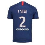 Maillot Paris Saint Germain NO.2 T.Silva Domicile 2019 2020 Bleu Pas Cher Maillot Paris Saint Germain NO.2 T.Silva Domicile 2019 2020 Bleu Pas Cher