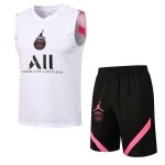 Maillot Paris Saint Germain Sans Manches Ensemble Complet 2022 Noir Blanc Rose Maillot Paris Saint Germain Sans Manches Ensemble Complet 2022 Noir Blanc Rose