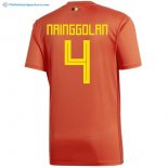 Maillot Belgica Domicile Nainggolan 2018 Rouge Pas Cher