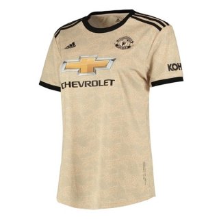 Maillot Manchester United Exterieur Femme 2019 2020 Marron Pas Cher